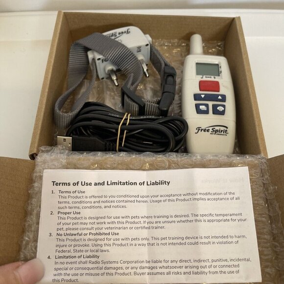 Dog Training Collar with Remote - Safe Shock Collar with Tone, Vibrate, 99 St... - Picture 3 of 3